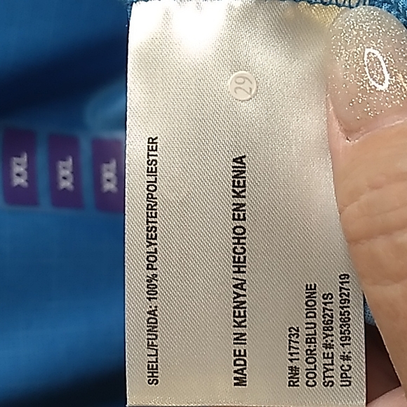 Zeroxposur 50+ sun protection shirt in Blue Men's size XXL 100% polyester - Picture 6 of 7